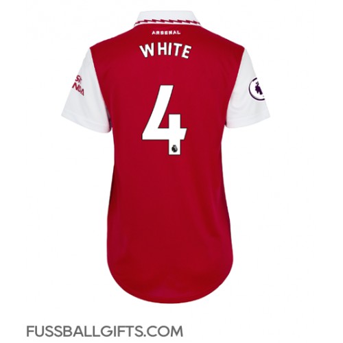 Arsenal Benjamin White #4 Fußballbekleidung Heimtrikot Damen 2022-23 Kurzarm